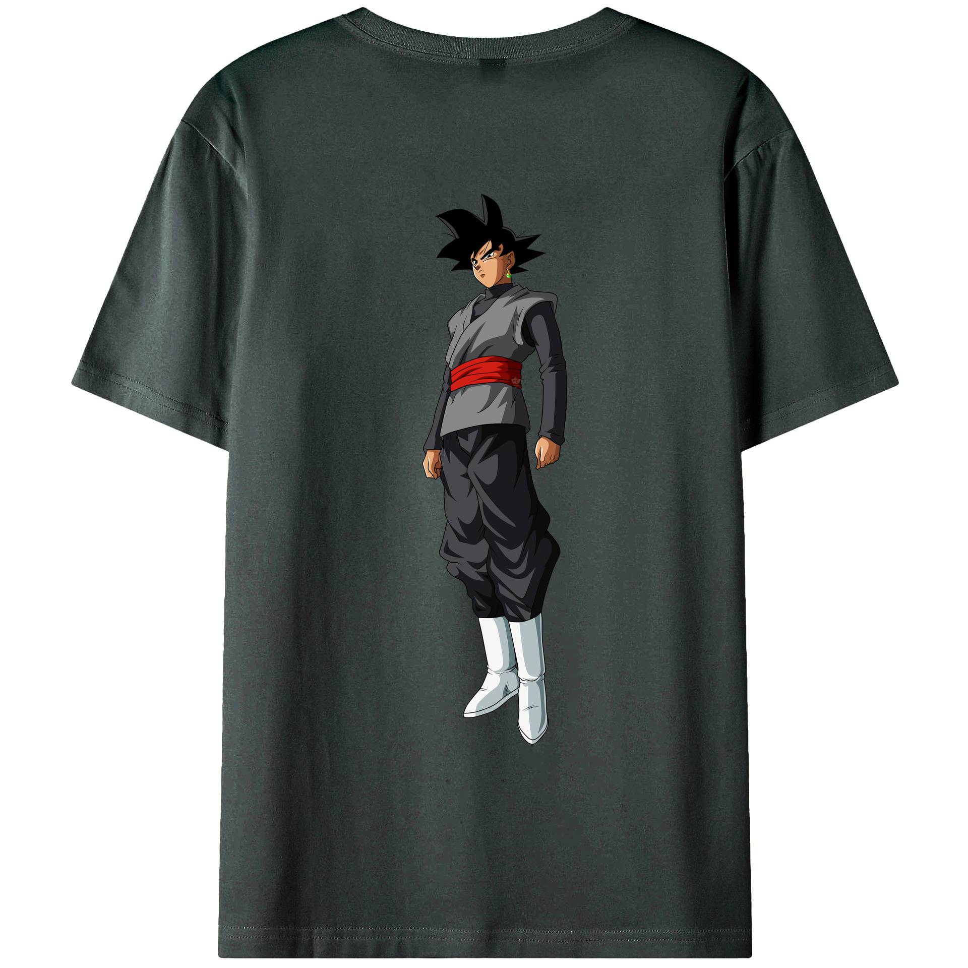 （画像用） ドラゴンボール ベジータ四世（Bejīta Yonsei）DRAGON BALL Vegeta IV 綿100％ メンズ半袖Tシャツ（バックプリント） 通気性